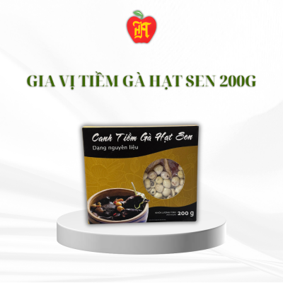 GIA VỊ TIỀM GÀ HẠT SEN 200G || SOUP OF CHICKEN STEWED WITH LOTUS SEEDS 200G